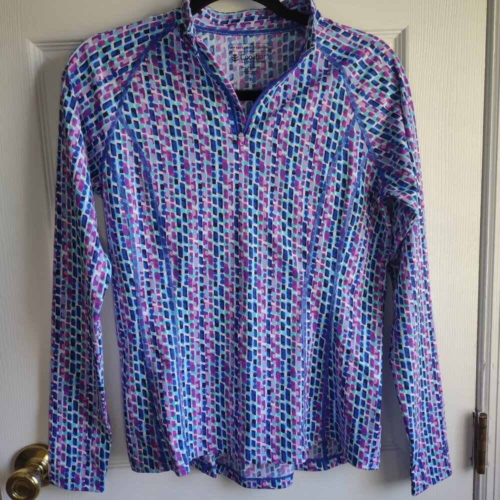 Coolibar - Freestyle long sleeve rash guard - UPF 50 swim top - NWOT - size S